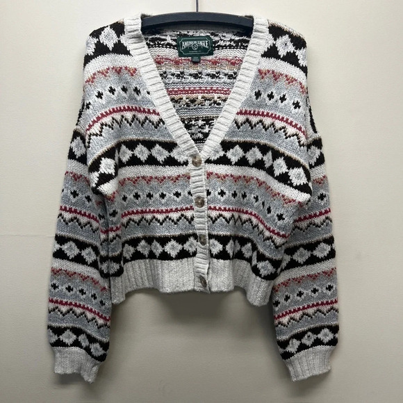 AMERICAN  EAGLE KNIT SWEATER | SMALL #FML130038 - Picture 3 of 7